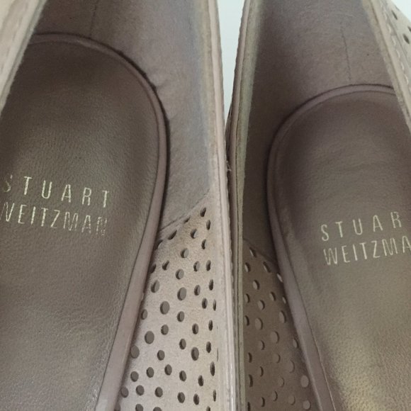 Stuart Weitzman Peep Toe Wedge Heels - Picture 7 of 7